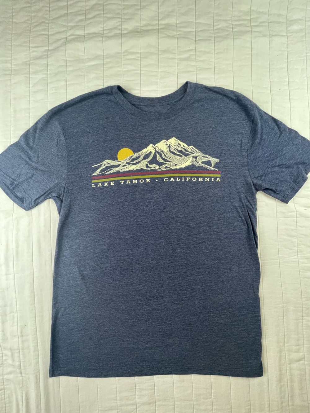 Blue 84 Lake Tahoe California Tee Large